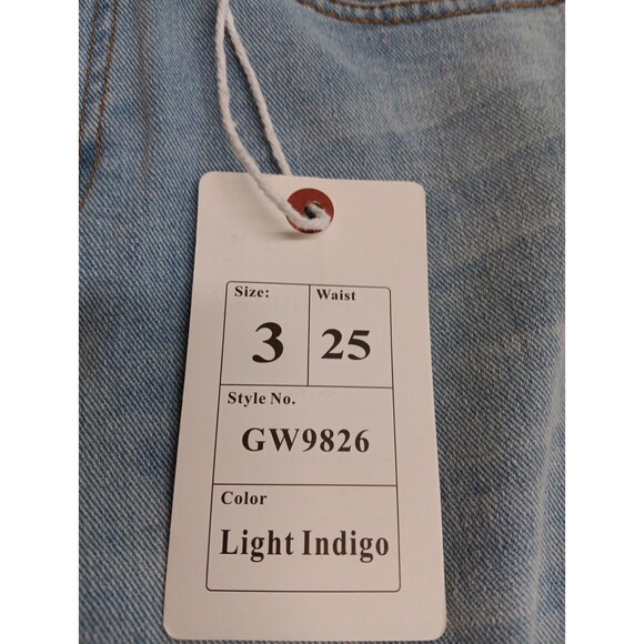 NWT Great Smoky Los Angeles Crop Jeans Size 3 Ripped Leg Stretch Slim High Rise - Picture 4 of 8